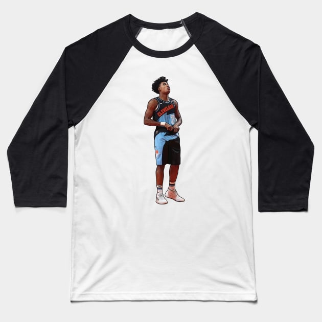 Collin Sexton | Cleveland Cavaliers Baseball T-Shirt by ActualFactual